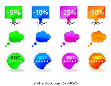 Selling and discount Badges