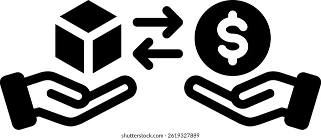 Selling Icon Mixed Vector Illustration