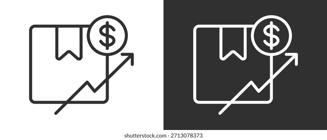 Selling Icon Set Vector Collection Isolated In Black And White