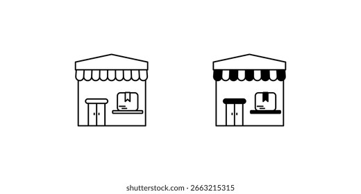 Selling set icon with white background vector stock illustration