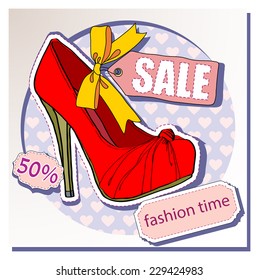 selling shoes