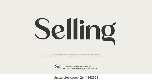 Selling vector illustration of alphabet letter A to Z
