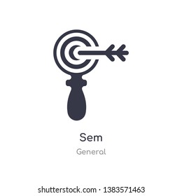 sem icon. isolated sem icon vector illustration from general collection. editable sing symbol can be use for web site and mobile app