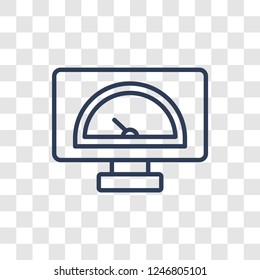sem icon. Trendy linear sem logo concept on transparent background from General collection