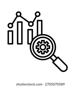 SEM Outline Icon Vector Illustration