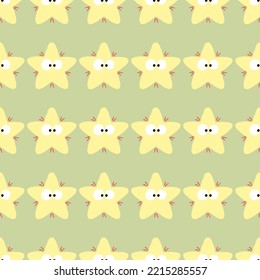 Diseño de patrones de estrellas lindas y sin sentido.