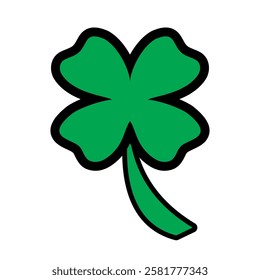 semanggi leaf logo, green and black vector 