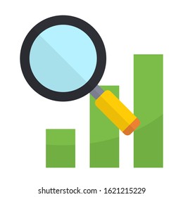 Semantic Analysis flat color vector icon