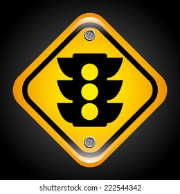 semaphore graphic design , vector illustration