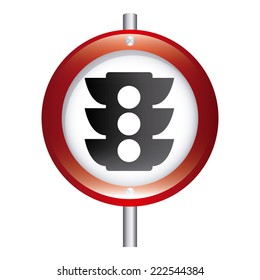 semaphore graphic design , vector illustration
