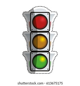 semaphore traffic light post