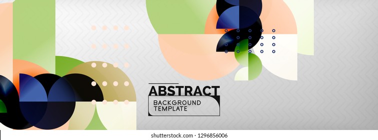 Antecedentes geométricos semicíclicos en el diseño de patrones geométricos grises y modernos. Plantilla de diseño de presentación de vocabulario o tecnología, patrón de folleto o volante, o banner web geométrico