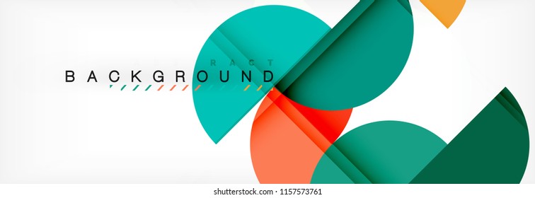 Semi circle abstract background, modern geometric pattern design. Vector business or technology presentation design template, brochure or flyer pattern, or geometric web banner
