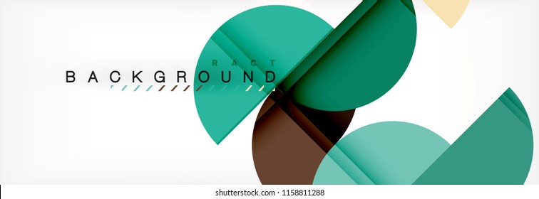 Semi circle abstract background, modern geometric pattern design. Vector business or technology presentation design template, brochure or flyer pattern, or geometric web banner