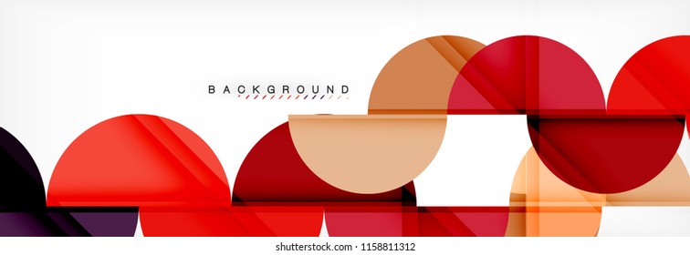 Fondo abstracto semicírculo, diseño geométrico moderno. Plantilla de diseño de presentación de vocabulario o tecnología, patrón de folleto o volante, o banner web geométrico