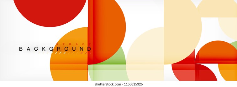 Fondo abstracto semicírculo, diseño geométrico moderno. Plantilla de diseño de presentación de vocabulario o tecnología, patrón de folleto o volante, o banner web geométrico