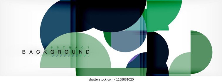 Semi circle abstract background, modern geometric pattern design. Vector business or technology presentation design template, brochure or flyer pattern, or geometric web banner
