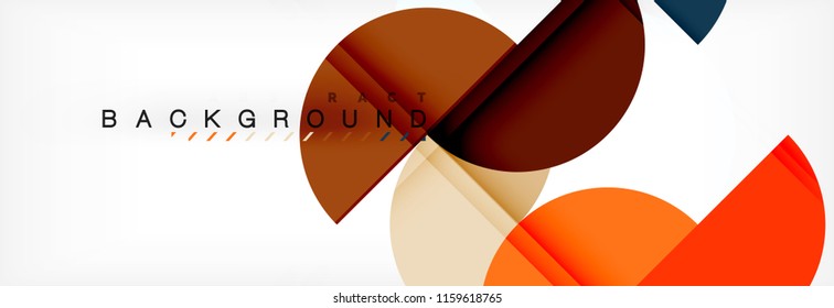 Semi circle abstract background, modern geometric pattern design. Vector business or technology presentation design template, brochure or flyer pattern, or geometric web banner