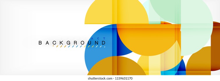 Fondo abstracto semicírculo, diseño geométrico moderno. Plantilla de diseño de presentación de vocabulario o tecnología, patrón de folleto o volante, o banner web geométrico