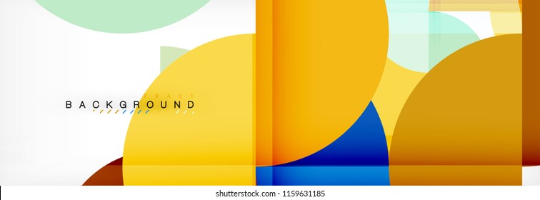 Semi circle abstract background, modern geometric pattern design. Vector business or technology presentation design template, brochure or flyer pattern, or geometric web banner