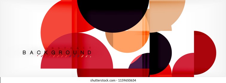 Semi circle abstract background, modern geometric pattern design. Vector business or technology presentation design template, brochure or flyer pattern, or geometric web banner