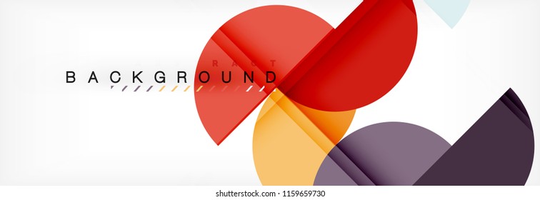 Semi circle abstract background, modern geometric pattern design. Vector business or technology presentation design template, brochure or flyer pattern, or geometric web banner