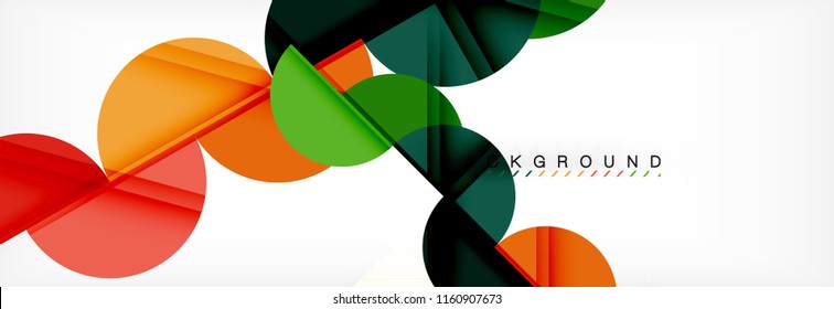 Semi circle abstract background, modern geometric pattern design. Vector business or technology presentation design template, brochure or flyer pattern, or geometric web banner