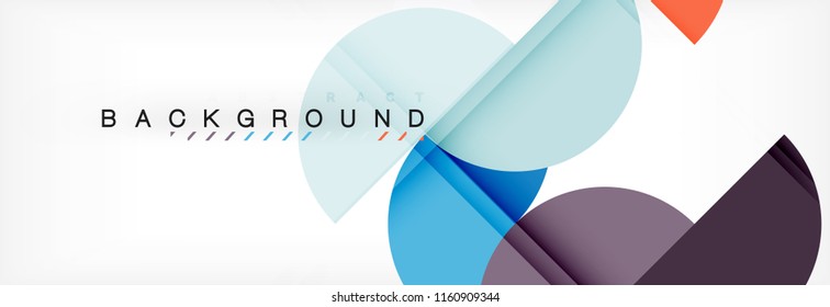 Semi circle abstract background, modern geometric pattern design. Vector business or technology presentation design template, brochure or flyer pattern, or geometric web banner
