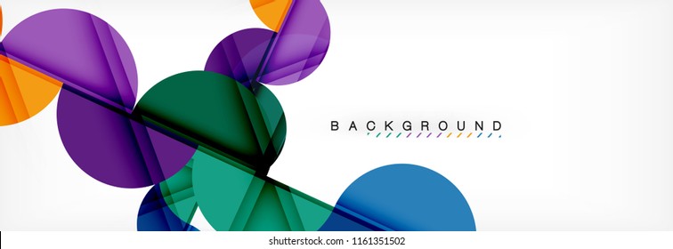 Semi circle abstract background, modern geometric pattern design. Vector business or technology presentation design template, brochure or flyer pattern, or geometric web banner