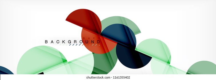 Fondo abstracto semicírculo, diseño geométrico moderno. Plantilla de diseño de presentación de vocabulario o tecnología, patrón de folleto o volante, o banner web geométrico
