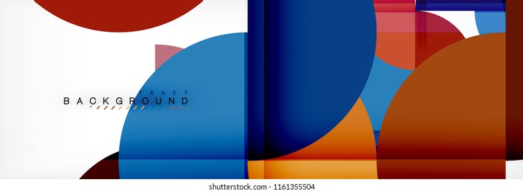Semi circle abstract background, modern geometric pattern design. Vector business or technology presentation design template, brochure or flyer pattern, or geometric web banner