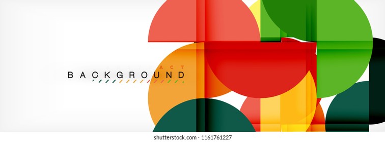 Semi circle abstract background, modern geometric pattern design. Vector business or technology presentation design template, brochure or flyer pattern, or geometric web banner