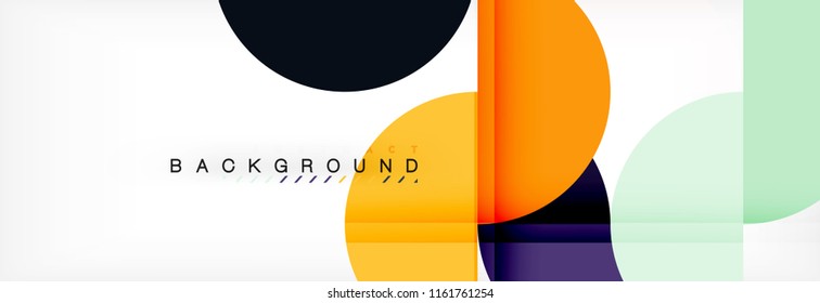 Fondo abstracto semicírculo, diseño geométrico moderno. Plantilla de diseño de presentación de vocabulario o tecnología, patrón de folleto o volante, o banner web geométrico
