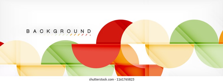 Semi circle abstract background, modern geometric pattern design. Vector business or technology presentation design template, brochure or flyer pattern, or geometric web banner