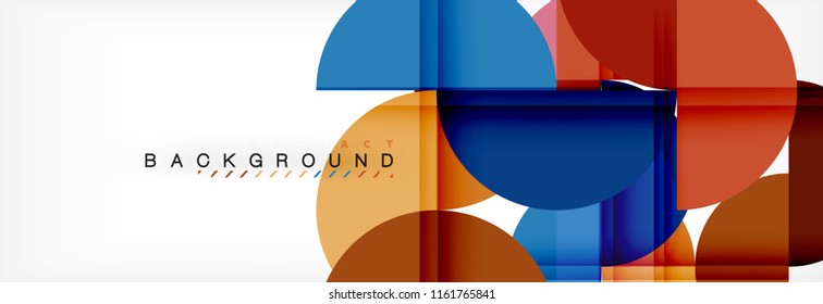 Fondo abstracto semicírculo, diseño geométrico moderno. Plantilla de diseño de presentación de vocabulario o tecnología, patrón de folleto o volante, o banner web geométrico