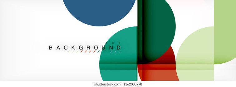 Semi circle abstract background, modern geometric pattern design. Vector business or technology presentation design template, brochure or flyer pattern, or geometric web banner