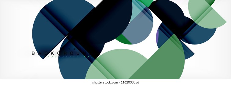 Semi circle abstract background, modern geometric pattern design. Vector business or technology presentation design template, brochure or flyer pattern, or geometric web banner