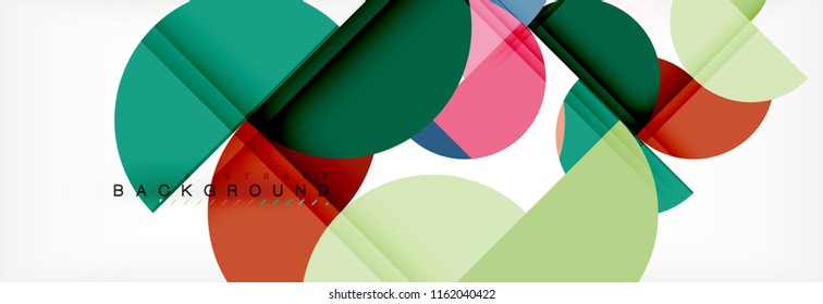 Semi circle abstract background, modern geometric pattern design. Vector business or technology presentation design template, brochure or flyer pattern, or geometric web banner