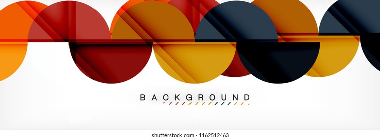 Fondo abstracto semicírculo, diseño geométrico moderno. Plantilla de diseño de presentación de vocabulario o tecnología, patrón de folleto o volante, o banner web geométrico