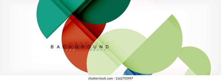 Semi circle abstract background, modern geometric pattern design. Vector business or technology presentation design template, brochure or flyer pattern, or geometric web banner