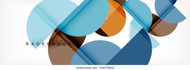 Semi circle abstract background, modern geometric pattern design. Vector business or technology presentation design template, brochure or flyer pattern, or geometric web banner
