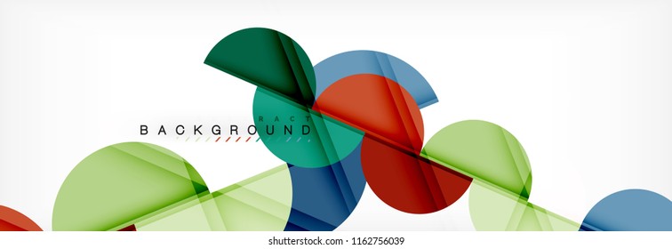 Semi circle abstract background, modern geometric pattern design. Vector business or technology presentation design template, brochure or flyer pattern, or geometric web banner