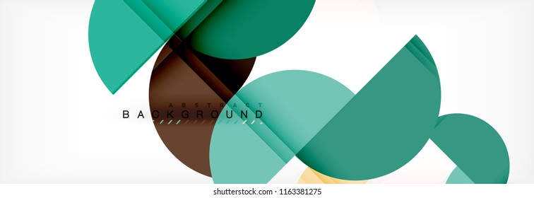 Fondo abstracto semicírculo, diseño geométrico moderno. Plantilla de diseño de presentación de vocabulario o tecnología, patrón de folleto o volante, o banner web geométrico