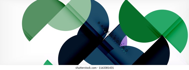 Fondo abstracto semicírculo, diseño geométrico moderno. Plantilla de diseño de presentación de vocabulario o tecnología, patrón de folleto o volante, o banner web geométrico