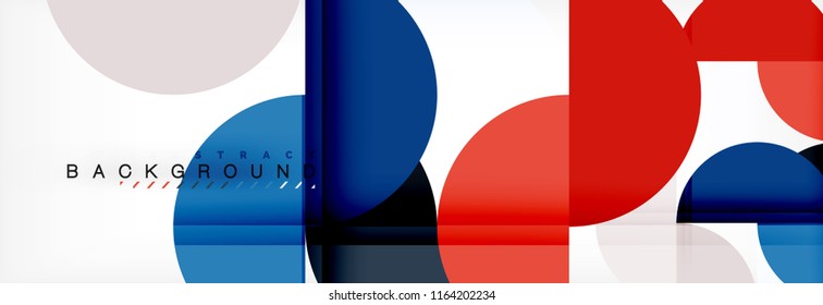 Semi circle abstract background, modern geometric pattern design. Vector business or technology presentation design template, brochure or flyer pattern, or geometric web banner
