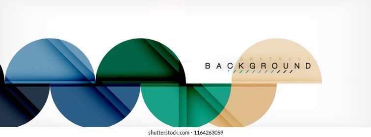 Fondo abstracto semicírculo, diseño geométrico moderno. Plantilla de diseño de presentación de vocabulario o tecnología, patrón de folleto o volante, o banner web geométrico
