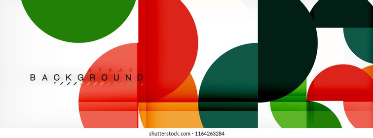 Semi circle abstract background, modern geometric pattern design. Vector business or technology presentation design template, brochure or flyer pattern, or geometric web banner
