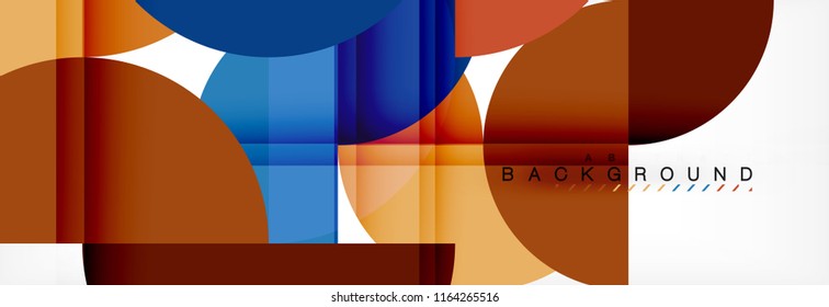 Semi circle abstract background, modern geometric pattern design. Vector business or technology presentation design template, brochure or flyer pattern, or geometric web banner