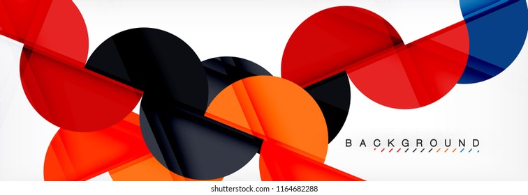 Semi circle abstract background, modern geometric pattern design. Vector business or technology presentation design template, brochure or flyer pattern, or geometric web banner