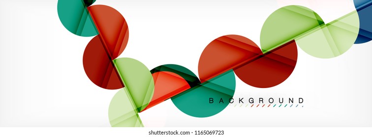 Semi circle abstract background, modern geometric pattern design. Vector business or technology presentation design template, brochure or flyer pattern, or geometric web banner
